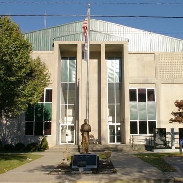 Floyd County courthouse in 1988