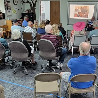 Audience attending a Tom Kimball presentation